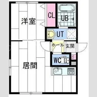 リデーレ豊平【3階】の間取り
