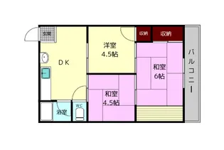 橋本マンション【2階】の間取り