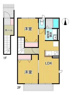 ドレミファ荘II【2階】の間取り