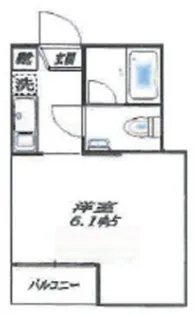 ディアコート平井【2階】の間取り