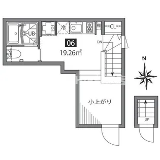 東京都新宿区舟町【アパート】の間取り