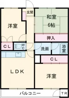リバティライフ【3階】の間取り