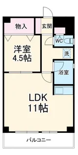 エランデヒロセ【6階】の間取り