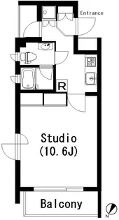 東京都港区赤坂8【マンション】の間取り