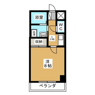 ビューハイツ藤原【3階】の間取り