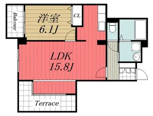 千葉県千葉市美浜区打瀬2【マンション】の間取り