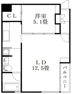 Pino【5階】の間取り