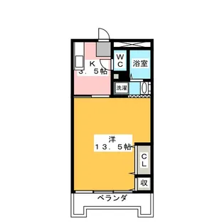 シャトル ブランカ【2階】の間取り