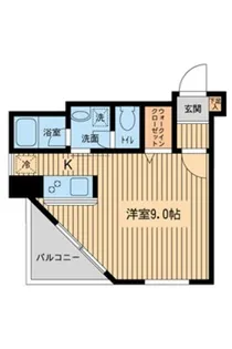 東京都府中市宮町1【マンション】の間取り