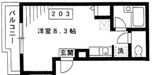東京都杉並区高円寺南3【マンション】の間取り