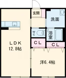 三重県桑名市陽だまりの丘1【アパート】の間取り