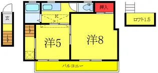 グレード北【3階】の間取り