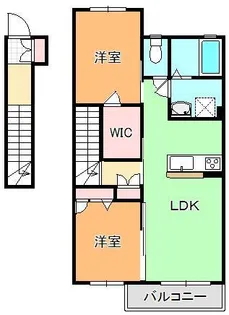 エアフォルク(ShaMaison)【2階】の間取り