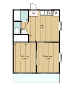 グレースパレスA【1階】の間取り