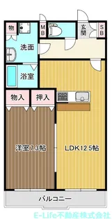 レジェンド黒髪【3階】の間取り