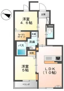 シュエット【1階】の間取り