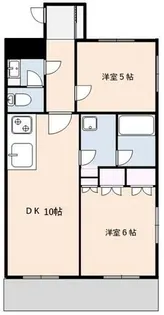 ライオンズプラザ池尻大橋【5階】の間取り