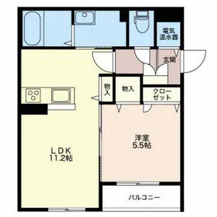 ミントテラス【1階】の間取り