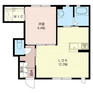 茨城県古河市女沼【アパート】の間取り