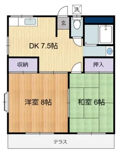 シャルマンR【1階】の間取り