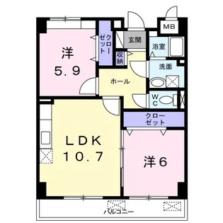 Casa Approval【3階】の間取り