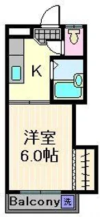 コーポシティ【1階】の間取り