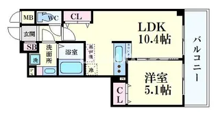 ベラジオ雅び京都洛北ガーデン【4階】の間取り