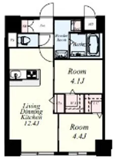 Mys Casetta Kurume【9階】の間取り