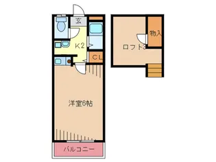 ユースビラ和白丘【1階】の間取り