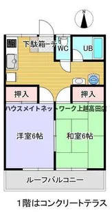コーポみなみ【2階】の間取り