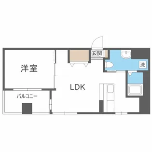 サムティタワーN26【1階】の間取り