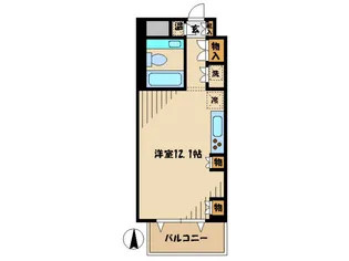ベルメゾン芝【7階】の間取り