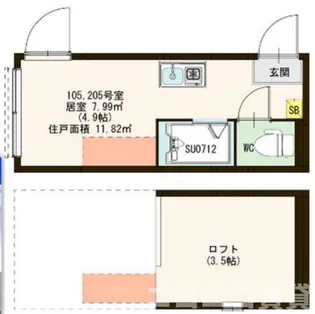HAPPINESS【2階】の間取り