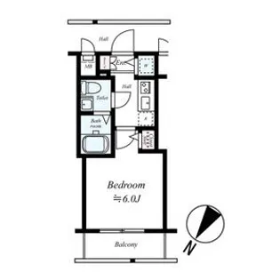 サムティ土佐堀Ribera【2階】の間取り