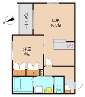 千葉県市川市富浜2【マンション】の間取り