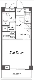 エクセラン池袋【4階】の間取り