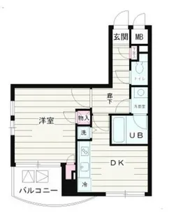 シュロスK・Y北品川【4階】の間取り