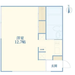 STUDIO D’ART YOYOGI【2階】の間取り