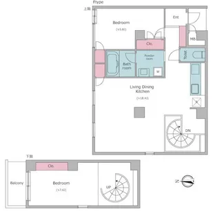 レジディア自由が丘II【3階】の間取り
