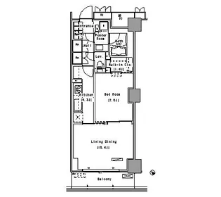 Park Axis豊洲(パークアクシス豊洲)【3階】の間取り