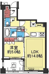 KDXレジデンス横濱紅葉坂【1階】の間取り