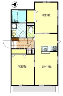 エスト パレ【1階】の間取り
