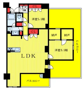 エムブランド田端【6階】の間取り