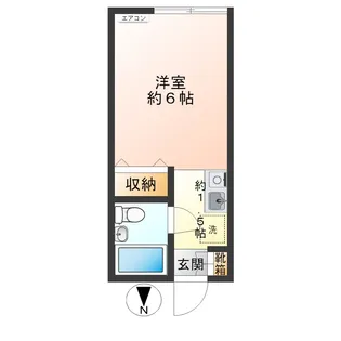 ジョリーフラット【2階】の間取り