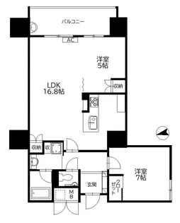 プレミスト香林坊【12階】の間取り
