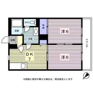 ディア柴田ガーデン【2階】の間取り