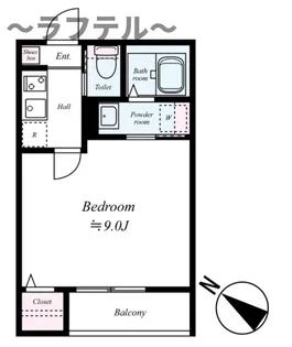GRADUS武蔵藤沢【1階】の間取り