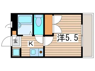 アム-ル桜ヶ丘【2階】の間取り
