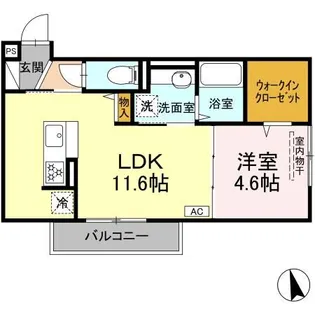 メゾングランレーヴ B棟【3階】の間取り