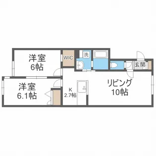 ルミエールForest【2階】の間取り